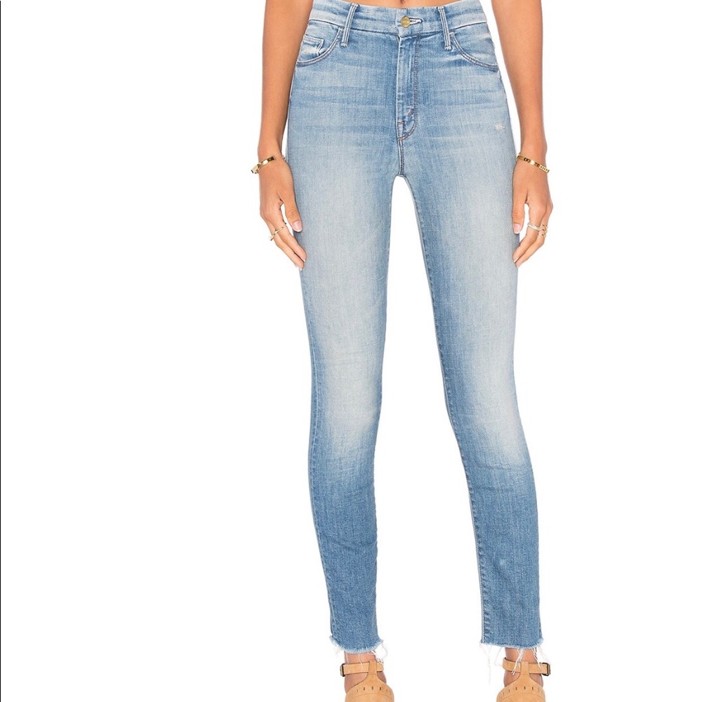 BRAND NEW SHAKE H/W LOOKER FRAY MOTHER DENIM JEANS
